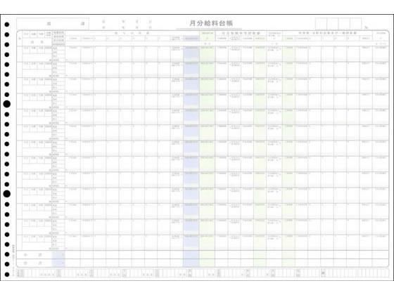日本法令 パーフェクト式給料明細書・給料台帳[代引不可]【仕入先直送品Ａ】