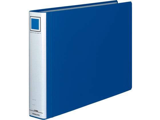 コクヨ チューブファイル〈エコツインR〉A3ヨコとじ厚50mm 青[代引不可]【仕入先直送品Ａ】