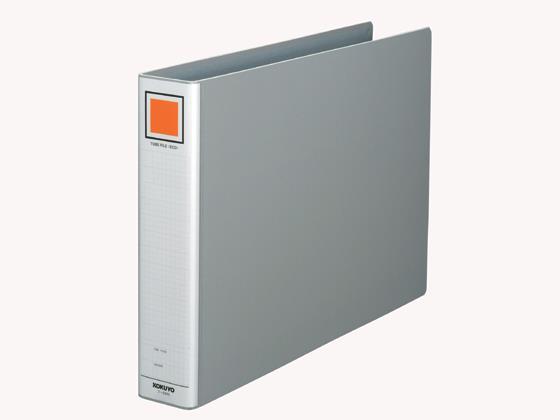 コクヨ チューブファイル エコ 片開き A3ヨコ とじ厚50mm シルバー[代引不可]【仕入先直送品Ａ】
