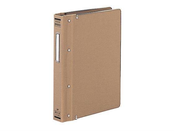コクヨ バインダーMP 布貼り B5タテ 26穴 茶[代引不可]【仕入先直送品Ａ】
