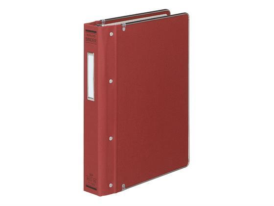 コクヨ バインダーMP 布貼り B5タテ 26穴 赤[代引不可]【仕入先直送品Ａ】