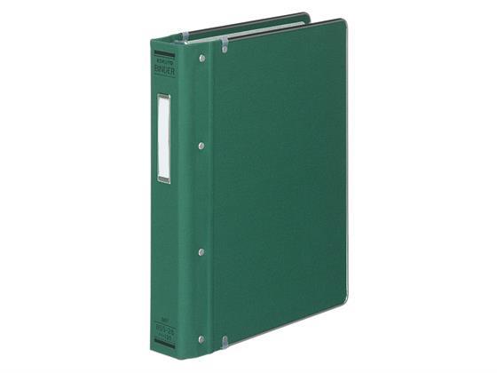 コクヨ バインダーMP 布貼り B5タテ 26穴 緑[代引不可]【仕入先直送品Ａ】