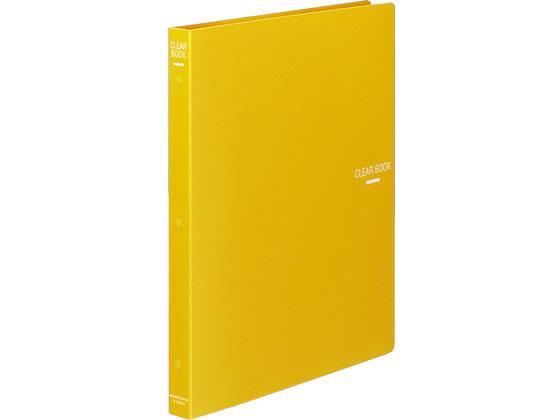 コクヨ クリヤーブック 差替式 A4タテ 30穴 背幅27mm 黄[代引不可]【仕入先直送品Ａ】