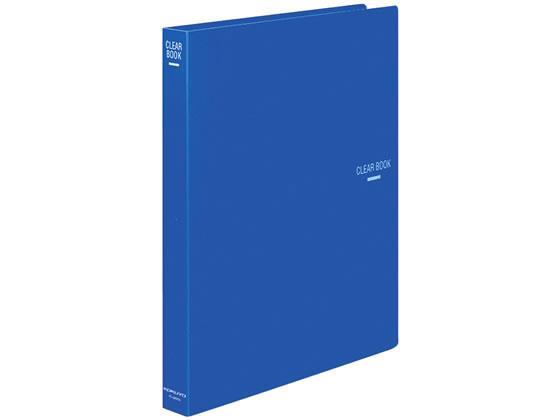 コクヨ クリヤーブック 差替式 A4タテ 30穴 背幅34mm 青[代引不可]【仕入先直送品Ａ】