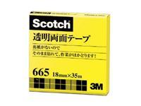 3M スコッチ透明両面テープ[代引不可]【仕入先直送品Ａ】