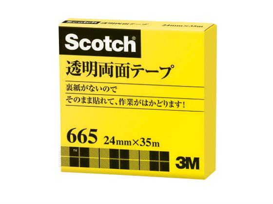 3M スコッチ透明両面テープ[代引不可]【仕入先直送品Ａ】
