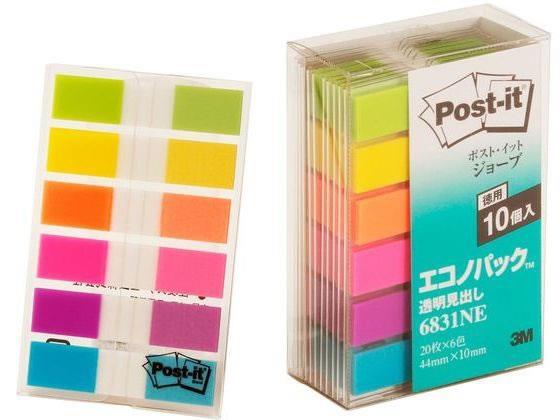 3M(スリーエム) ポスト・イット ジョーブ透明見出し エコノパック