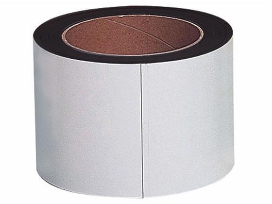 マグエックス マグネットロール 白ツヤあり 幅100mm 10m巻[代引不可]【仕入先直送品Ａ】
