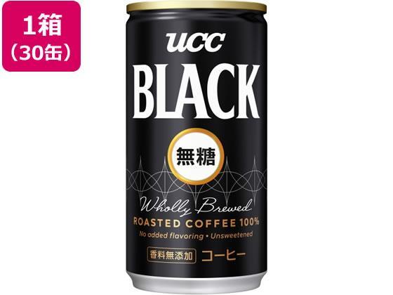 UCC BLACK無糖 185g 30缶[代引不可]【仕入先直送品Ａ】