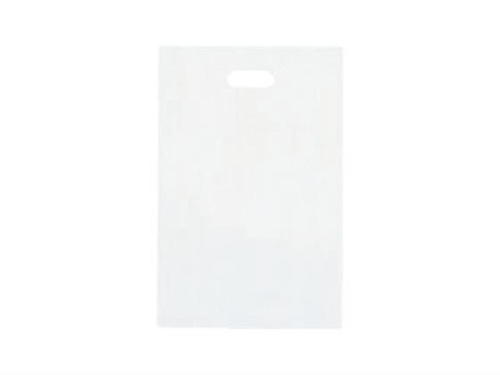 スーパーバッグ LDポリ手提袋 ホワイト L 25枚[代引不可]【仕入先直送品Ａ】