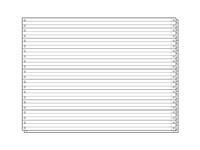 その他 コンピュータ連続用紙 15×11罫線2枚複写 1000セット[代引不可]【仕入先直送品Ａ】