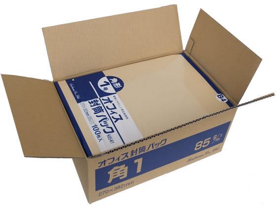 ツバメ工業 クラフト封筒 角1 85g／m2 500枚[代引不可]【仕入先直送品Ａ】