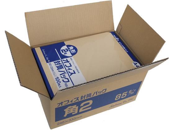 ツバメ工業 クラフト封筒 角2 85g／m2 500枚[代引不可]【仕入先直送品Ａ】