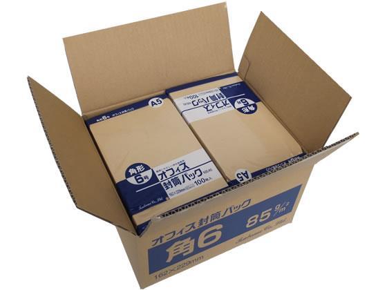 ツバメ工業 クラフト封筒 角6 85g／m2 1000枚[代引不可]【仕入先直送品Ａ】