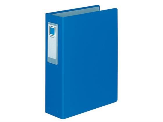 コクヨ チューブファイル〈ロングボディ〉4穴 A4タテ 青[代引不可]【仕入先直送品Ａ】