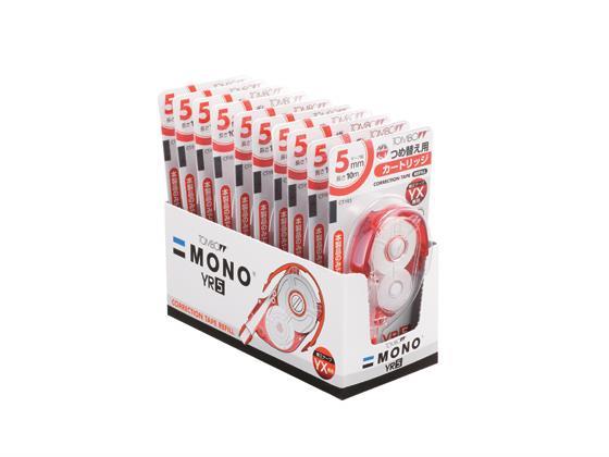 トンボ鉛筆 モノ YX用詰め替えテープ 5mm 10個[代引不可]【仕入先直送品Ａ】