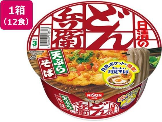日清食品 どん兵衛 天ぷらそば〔東〕 12食[代引不可]【仕入先直送品Ａ】