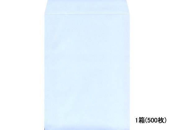 イムラ封筒 角2フレッシュトーン封筒 アクア 500枚[代引不可]【仕入先直送品Ａ】