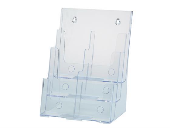 セキセイ カタログスタンド A4タテ3段 兼 A4・3ツ折2列3段[代引不可]【仕入先直送品Ａ】