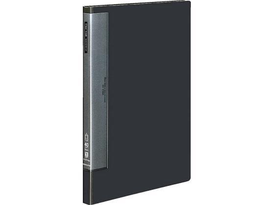 コクヨ クリヤーブック ウェーブカット固定式B4タテ 40ポケット ダークグレー[代引不可]【仕入先直送品Ａ】