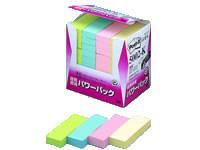 3M ポスト・イット 経費削減パワーパック4色ミックス 40冊[代引不可]【仕入先直送品Ａ】