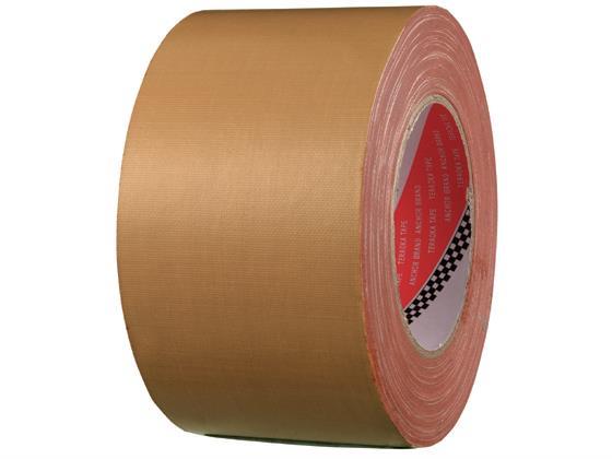 寺岡 布粘着テープ オリーブテープ 75mm×25m 24巻[代引不可]【仕入先直送品Ａ】