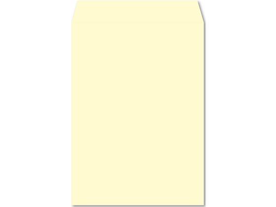 イムラ封筒 テープ付きカラー封筒 角2 フレッシュトーン クリーム 100枚[代引不可]【仕入先直送品Ａ】