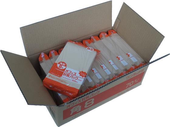 ツバメ工業 テープ付クラフト封筒 角8 1000枚[代引不可]【仕入先直送品Ａ】