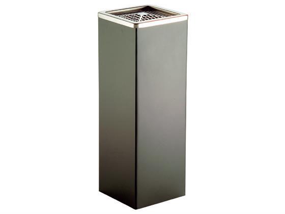 テラモト スチール灰皿スタンド 角型[代引不可]【仕入先直送品Ａ】