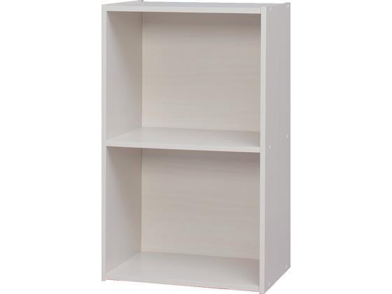 アイリスオーヤマ CBボックス A4対応 2段 H680 オフホワイト[代引不可]【仕入先直送品Ａ】