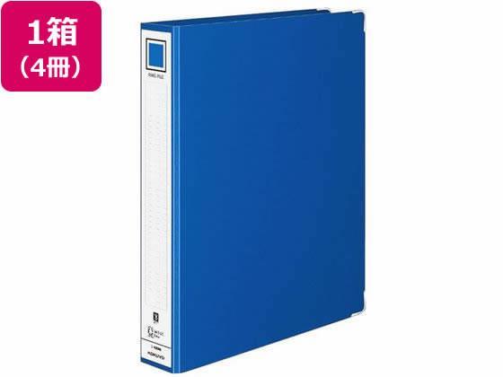 コクヨ リングファイル A4タテ 背幅54mm 青 4冊[代引不可]【仕入先直送品Ａ】