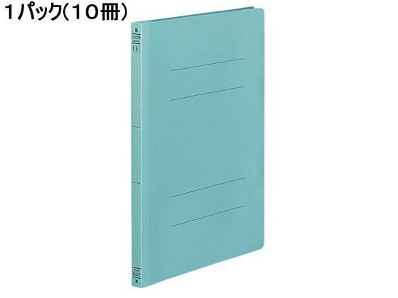 コクヨ フラットファイル ダブルとじ具タイプ A4タテ 青 10冊[代引不可]【仕入先直送品Ａ】