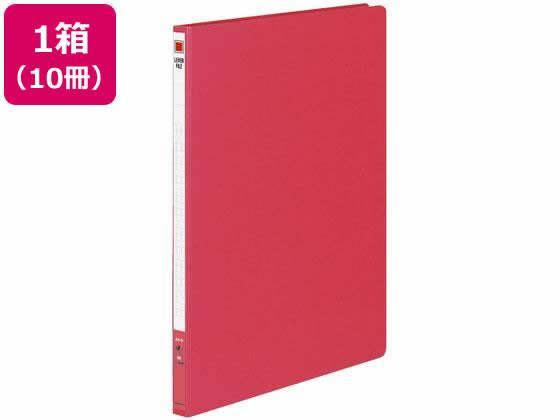 コクヨ レバーファイル〈MZ〉 A4タテ とじ厚10mm 赤 10冊[代引不可]【仕入先直送品Ａ】