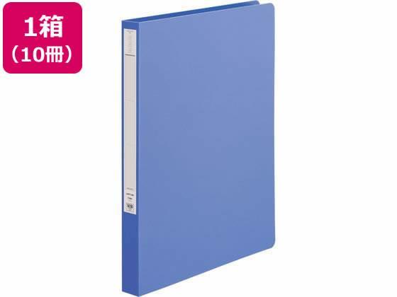リヒトラブ パンチレスファイルHEAVYDUTY A4タテ 背幅25mm 藍 10冊[代引不可]【仕入先直送品Ａ】
