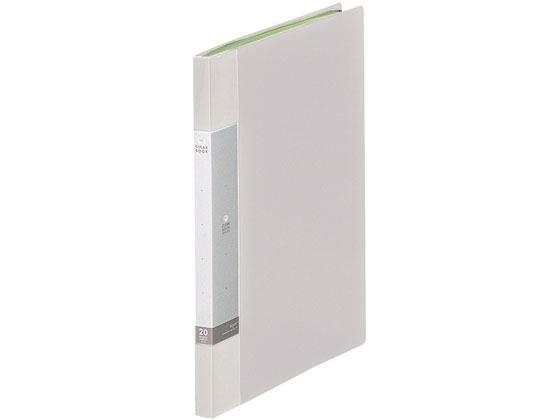 リヒトラブ リクエスト クリヤーブック A4タテ 20ポケット 白 10冊[代引不可]【仕入先直送品Ａ】