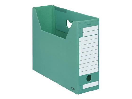 コクヨ ファイルボックス-FS〈Dタイプ〉A4ヨコ 背幅102mm 緑 5冊[代引不可]【仕入先直送品Ａ】