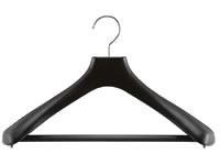 シンコハンガー ニューPAT2号ストップ 黒 10本[代引不可]【仕入先直送品Ａ】