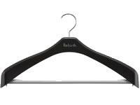 シンコハンガー リバースジャケットストップ42 黒 10本[代引不可]【仕入先直送品Ａ】