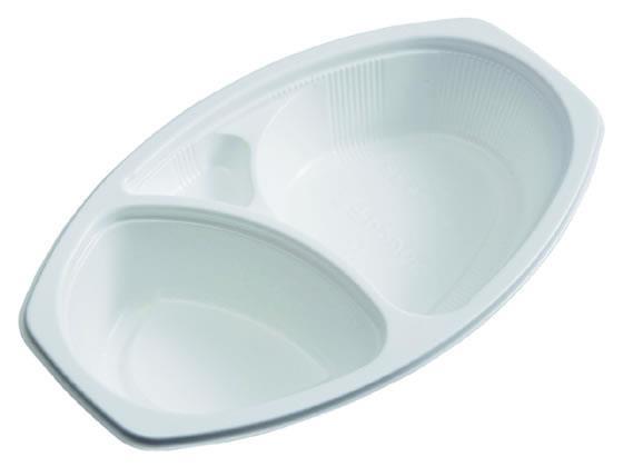 シーピー化成 カレーパック 360cc ホワイト 50個[代引不可]【仕入先直送品Ａ】