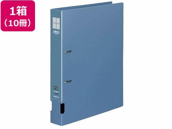 コクヨ インターグレイ Dリングファイル A4タテ とじ厚30mm 青 10冊[代引不可]【仕入先直送品Ａ】