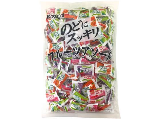 春日井製菓 春日井/のどにスッキリ フルーツアソート 1kg[代引不可]【仕入先直送品Ａ】