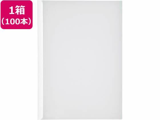 リヒトラブ リクエスト スライドバーファイル A4タテ 20枚収容 白 100冊[代引不可]【仕入先直送品Ａ】