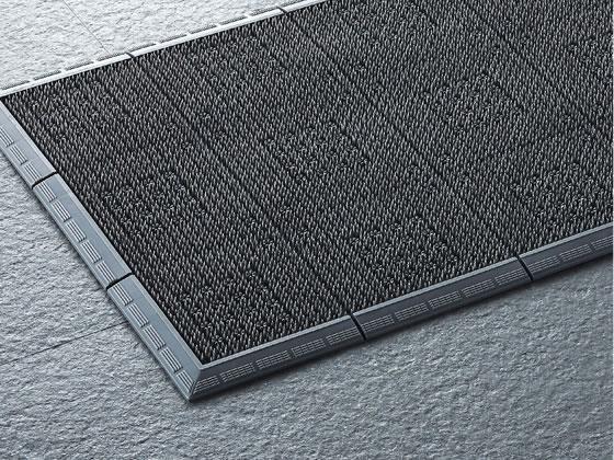 山崎産業 エバック サンステップマット 600×900mm グレー[代引不可]【仕入先直送品Ａ】
