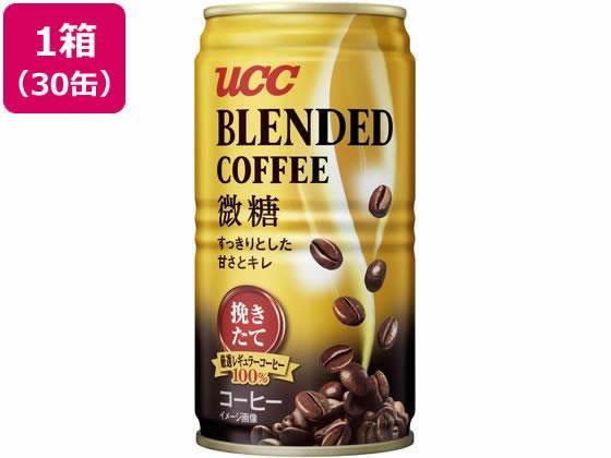 UCC ブレンドコーヒー 微糖 185g×30缶[代引不可]【仕入先直送品Ａ】
