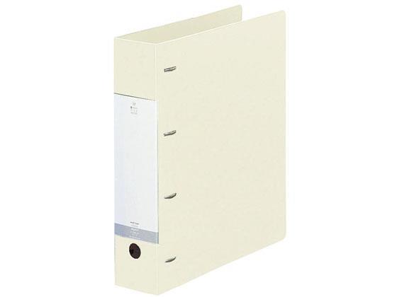 リヒトラブ D型リングファイル A4タテ 4穴 背幅64mm 白 10冊[代引不可]【仕入先直送品Ａ】