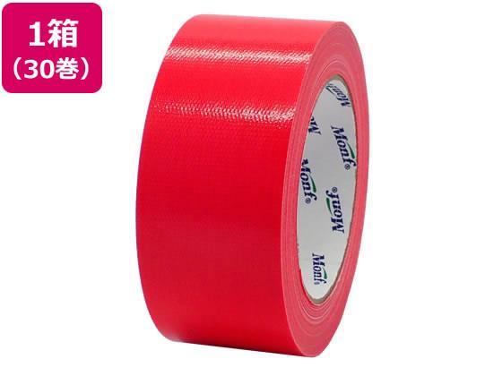 古藤工業 カラー布テープ 幅50mm×長さ25m 赤 30巻[代引不可]【仕入先直送品Ａ】