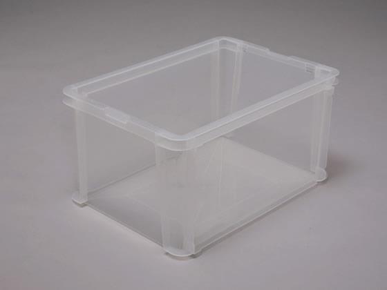 アイリスオーヤマ ファイルコンテナ A4ワイド クリア[代引不可]【仕入先直送品Ａ】