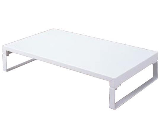 リヒトラブ 机上台 幅390mm 白[代引不可]【仕入先直送品Ａ】