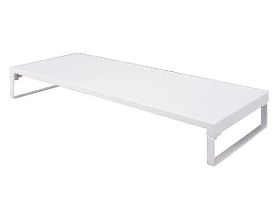 リヒトラブ 机上台 幅590mm キーボードサイズ 白[代引不可]【仕入先直送品Ａ】