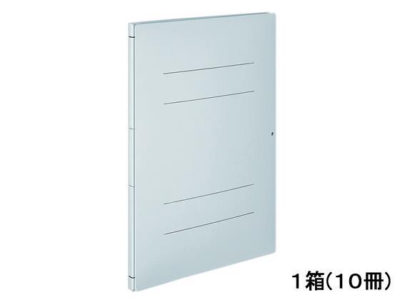 Forestway 背幅伸縮ファイル A4タテ グレー 10冊[代引不可]【仕入先直送品Ａ】